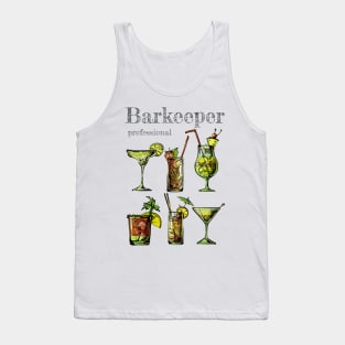 Barkeeper Professional Design Tank Top